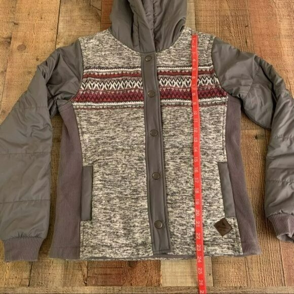 Eddie Bauer women’s knit front and back coat small - Picture 3 of 9